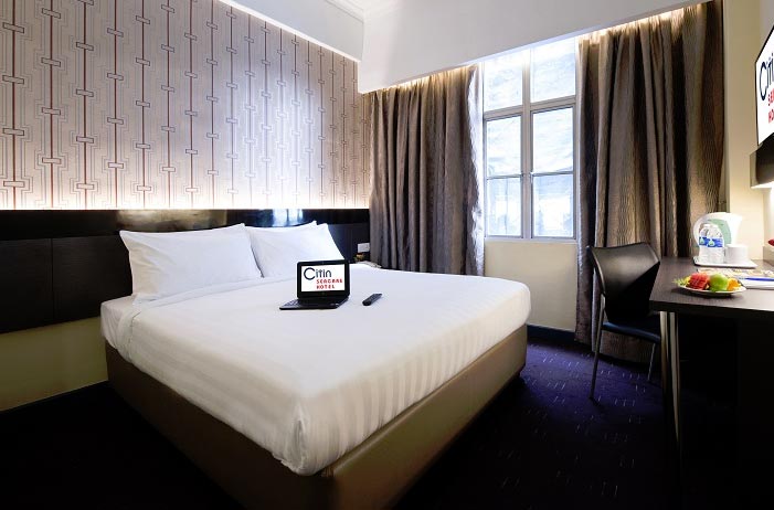 King Bed Superior Room at Plan Citin Seacare Hotel Pudu