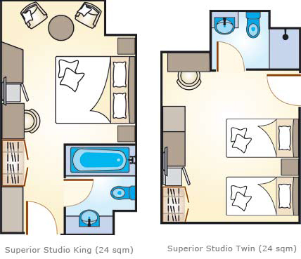 Superior Room Floor Plan Citin Seacare Hotel Pudu